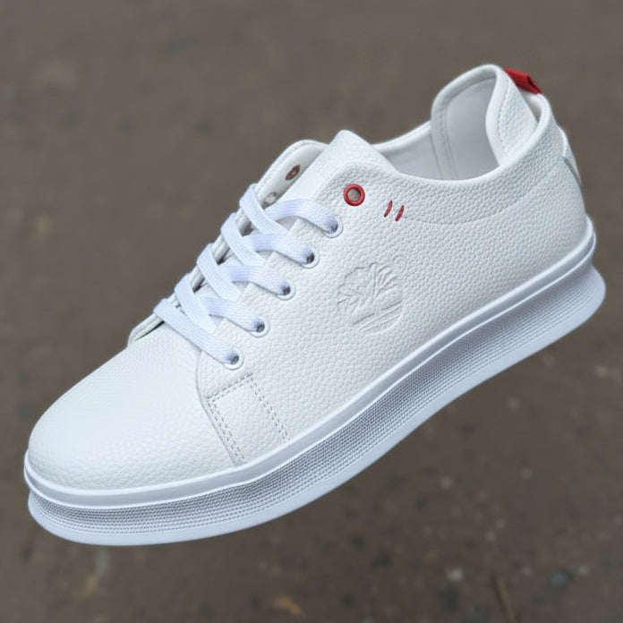 Men's Refined Court Sneakers – Modern Low-Top Footwear for Smart Casual & Everyday Style