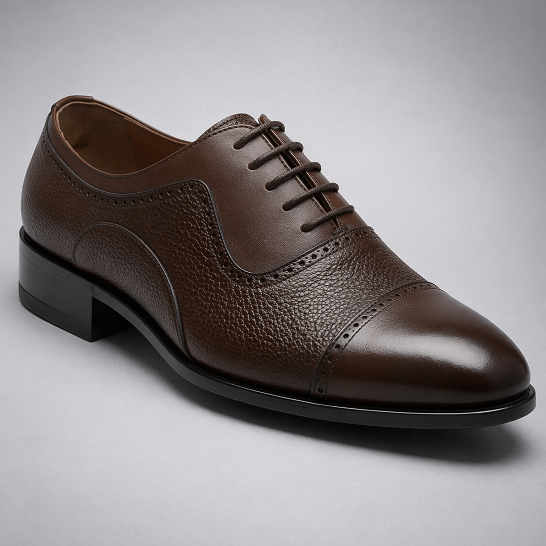 Men’s Classic Oxford Brogue Dress Shoes – Premium Leather Formal Office & Wedding Shoes